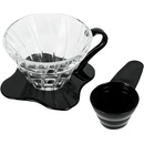 Alternativní příprava kávy Hario Dripper V60-02 Glass Black