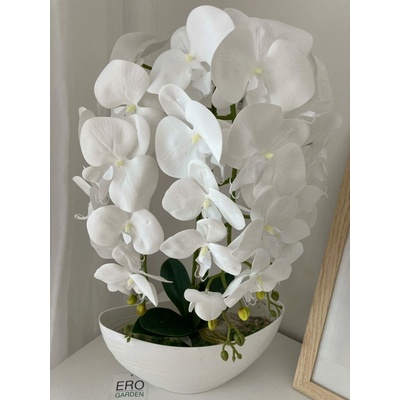 Umelá orchidea 1 Farba: Biela