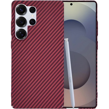 Techsuit Калъф Techsuit Carbonite FiberShell за Samsung Galaxy S25 Ultra - Червен KP38080 (38080)