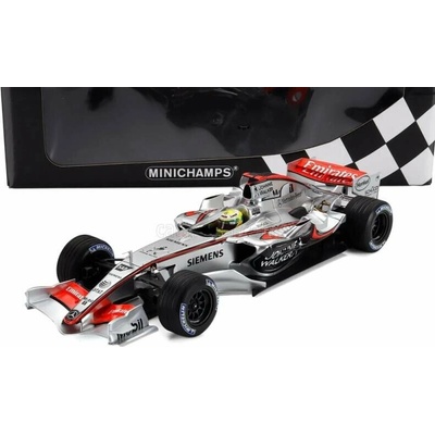 Model Minichamps McLaren MP4/21 Lewis Hamilton Jerez test 2006 1:18