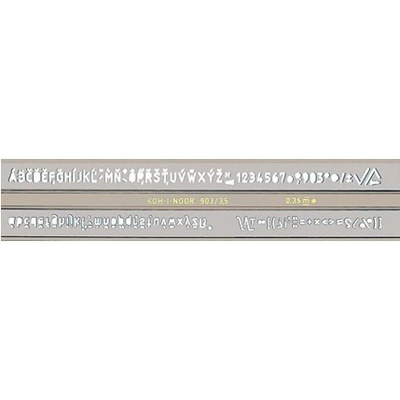 Šablóna písmen 3,5mm 748033