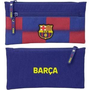 SAFTA Несесер с 2 ципа safta f. c barcelona, празен
