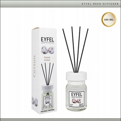 EYFEL VŮNĚ DO DOMÁCNOSTI TYČINKY BAVLNA 120 ml