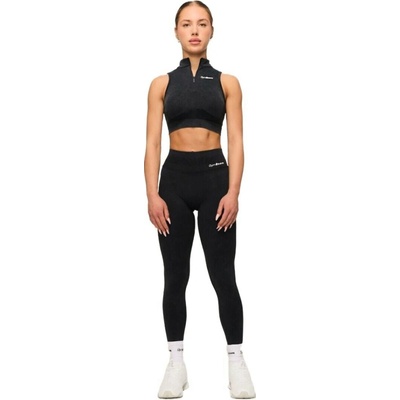 Dámské legíny GymBeam Fierce Women‘s Seamless Leggings Dark Grey