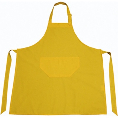 L-Merch Unisex zástěra NT5220 Yellow 85x75cm