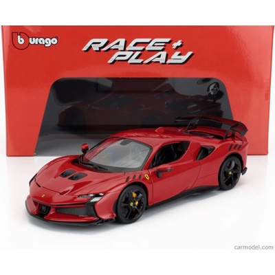 Bburago Ferrari Sf90 Xx Stradale 2024 Rosso Corsa červeno čierna 1:18