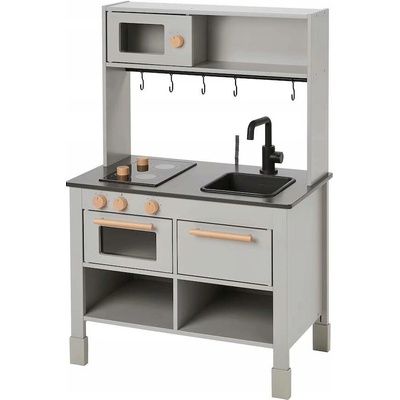 IKEA SILLTRUT Dětská kuchyňka na hraní šedá 68 x 40 x 100 cm