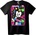 NOONEBRAND Тениска Minnie Mouse 80-те Ретро - S, Black