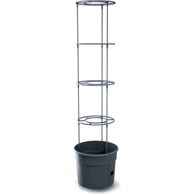 PROSPERPLAST Kvetináč na pestovanie paradajok TOMATO GROWER antracit 39,2cm max. 153cm Veľkosť: M