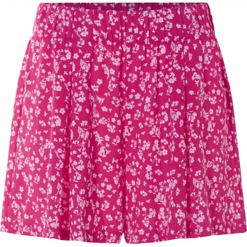 Esmara dámské šortky módní mačkaná struktura vzorovaná/růžová