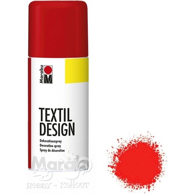 Barvy na textil ve spreji červená 150 ml