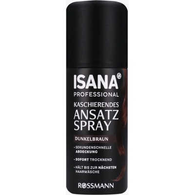 Isana Professional Sprej na odrosty tmavě hnědý 100 ml