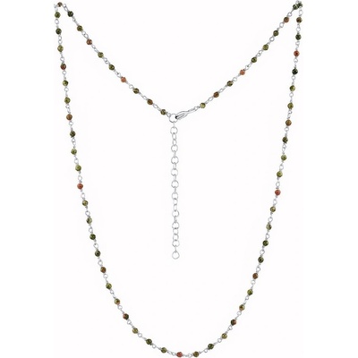 SILVEGO Stříbrný s pravým achátem arika INS1013NAG – Zboží Dáma