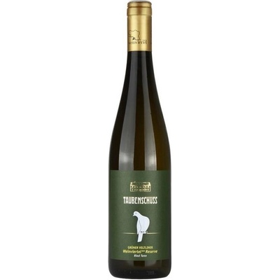 Taubenschuss Grüner Veltliner Ried Tenn Reserve suché bílé 2019 13% 0,75 l (holá láhev)