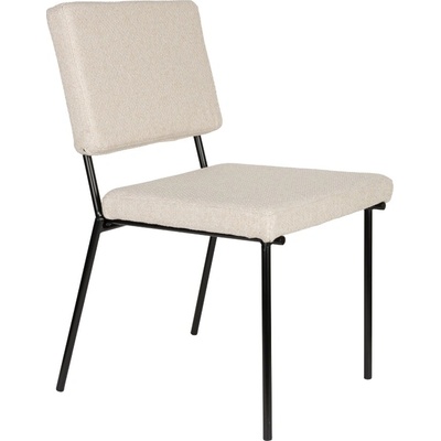 Zuiver Bílá čalouněná jídelní židle FELLOW