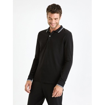 Celio Черна мъжка основна поло риза Celio Decolml Celio | Cheren | МЪЖЕ | S