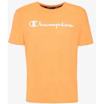 Champion Тениска Crewneck Тениска мъжки Дрехи Тениски 216957OS041 Оранжев S (216957OS041)