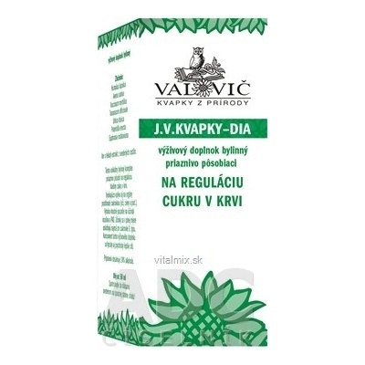 J.V Kapky DIA na regulaci cukru v krvi 50 ml