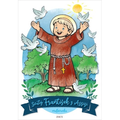 Maľovanka Svätý František z Assisi