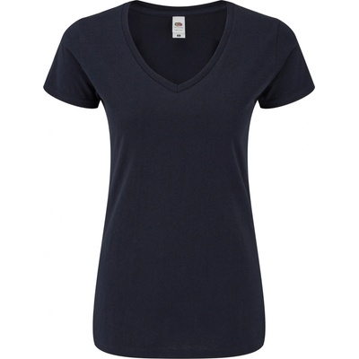 Fruit of the Loom Dámske bavlnené triko 61 444 0 Deep Navy