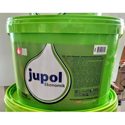 JUB JUPOL Ekonomik Paropriepustná maliarska farba, biela 15kg