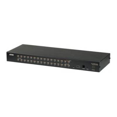 ATEN kh1532a kvm превключвател Монтаж в сървърен шкаф Черен