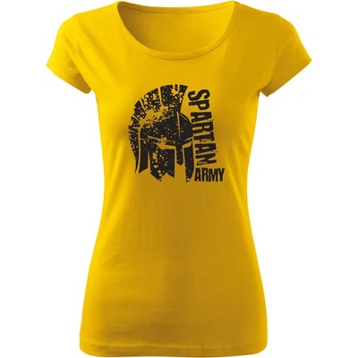 DRAGOWA дамска тениска с къс ръкав, Леонид, жълта, 150г/м2 (8332)