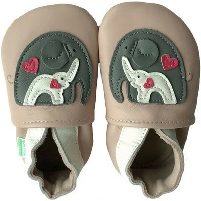 Hopi Hop kožené capáčky Barefoot Mama a sloník