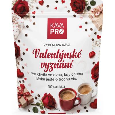 KávaPRO Valentýnské vyznání výběrová káva turek 250 g