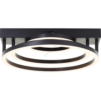 Brilliant - димируема LED таванна лампа PEDLEY LED/36W/230V черна (BI0226)