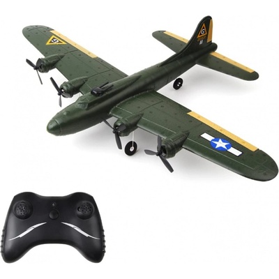 S-Idee RC letadlo BEOING B-17 Flying Fortress 2,4 GHz RTF zelená 1:10