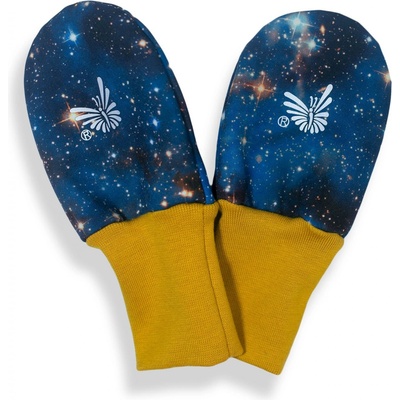 Esito Rukavice softshell bezpalcové Galaxie modrá – Zboží Dáma