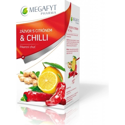 Megafyt Ovocný Zázvor s citrónem a chilli 20 x 2 g