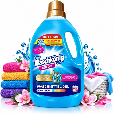 Der Waschkönig Color prací gel 3,3 l 110 PD