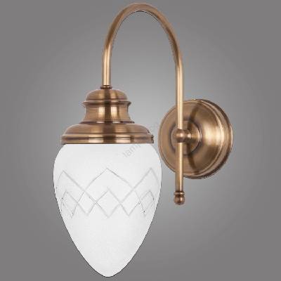 RI/K/1/M - Аплик RINAMA 1xE27/60W/230V месинг (PD518)