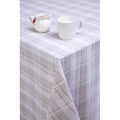 Obrus PVC 7739420, metráž káro hnedé, 20 m x 140 cm, IMPOL TRADE