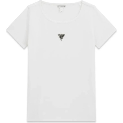 GUESS Тениска рипс в бял цвят за момиче Guess