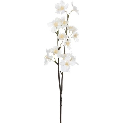 Větvička s bílými květy Julien - 8*5*46 cm - J-Line by Jolipa