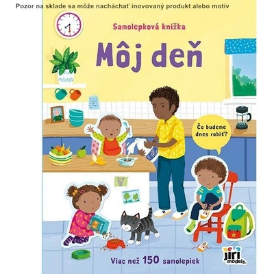 Samolepková knižka môj deň 150 ks