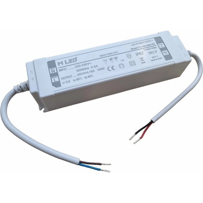 MLED, 100W LED napájeci zdroj, 24V, voděodolný, 4,2A, IP67, MLED-24V100W-IP67