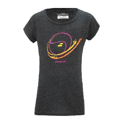 Тениска Babolat Kids' Short-Sleeve Performance T-Shirt - Black Hthr