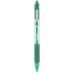 Zebra Химикалка, 0, 27 мм, с бутон, ZEBRA "Z-Grip Smooth", зелена 22564 (22564)