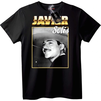 NOONEBRAND Тениска Музикална Легенда Javier Solis - XL, Black