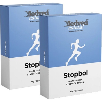 Medveď natural 2x Stopbol 60 softgel kapsúl