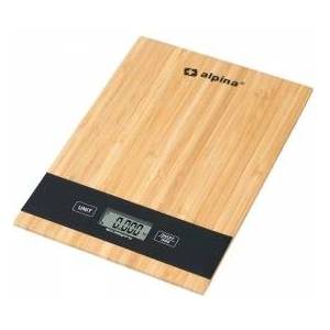 Alpina - Digital Bamboo Kitchen Scale 5kg Кухненски везни