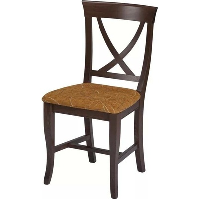 Stoly a Židle Design Gilio bukové dřevo / moření dřeva olše / čalounění Angelina F16