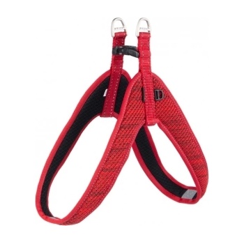 Rogz FAST FIT XS - Модерен нагръдник с подплата за кучета, 12мм/36 см. - червен