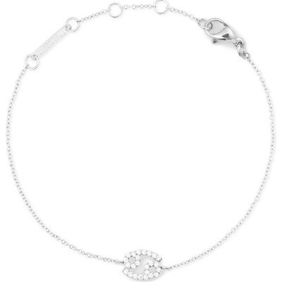 Daniel Wellington Oceľový retiazkový náramok znamenia Rak Crystal Zodiac DW00400934