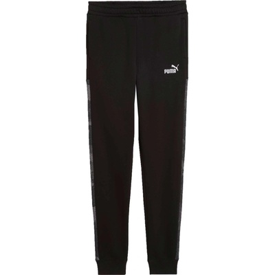 Puma ESSENTIALS CAMO SWEAT PANTS Černá Bílá
