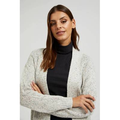 Moodo Бежов кардиган до средата на бедрото Moodo Moodo | Byal | ЖЕНИ | XS